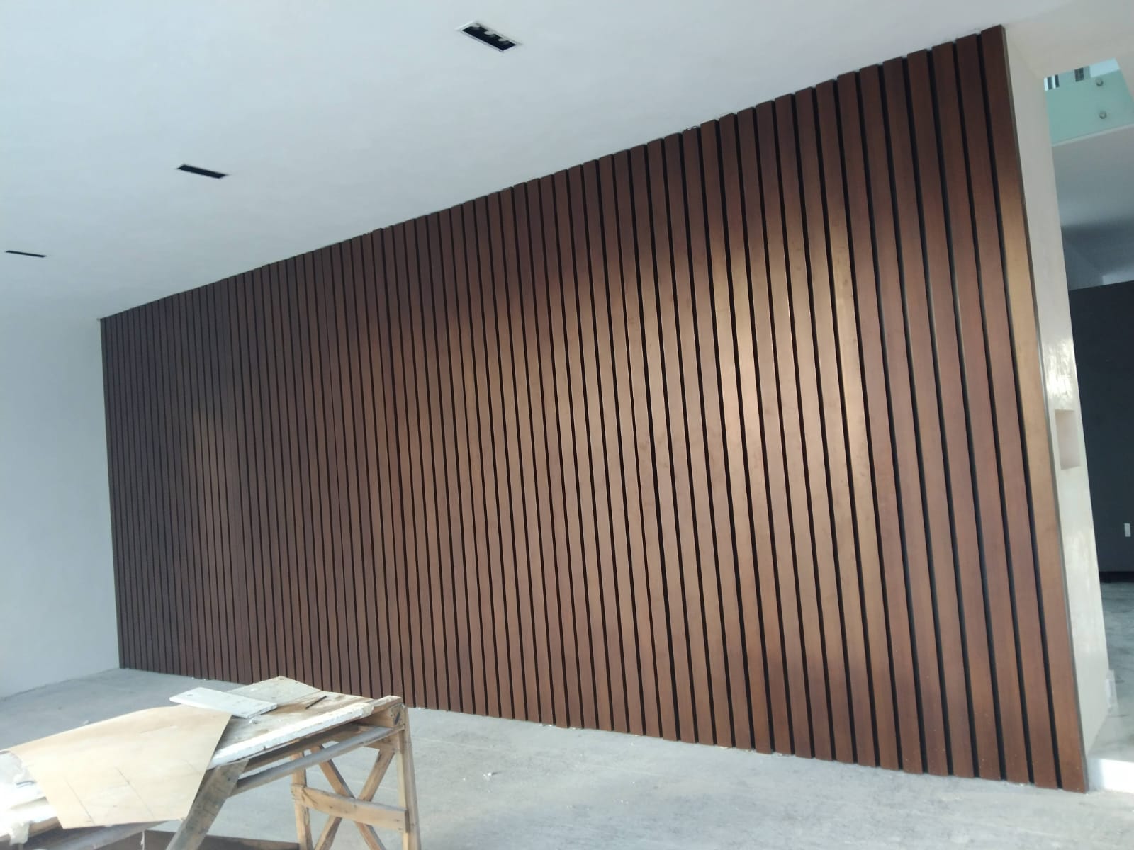 Acabado de muro decorativo